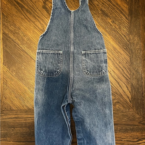 Unisex Toddler Vintage Liberty Overalls with cool green details! - Picture 3 of 5